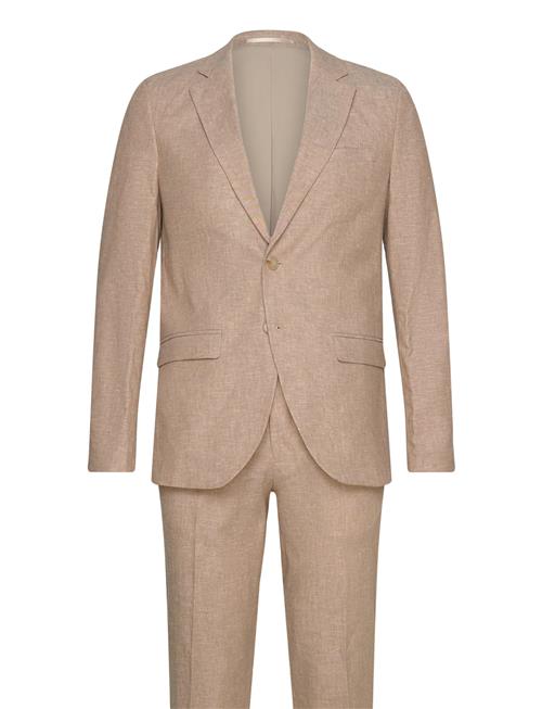 Jack & Jones Jprriviera Linen Suit Slim Fit Sn Jack & J S Beige