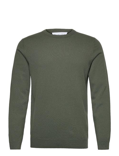 Se Davida Cashmere Man O-Neck Plain Davida Cashmere Green ved Booztlet