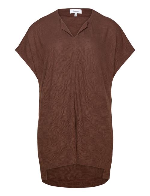 Fransa Curve Fpjonie Tee 1 Fransa Curve Brown