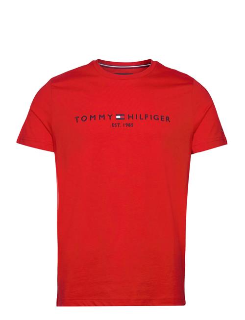 Se Tommy Hilfiger Tommy Logo Tee Tommy Hilfiger Red ved Booztlet