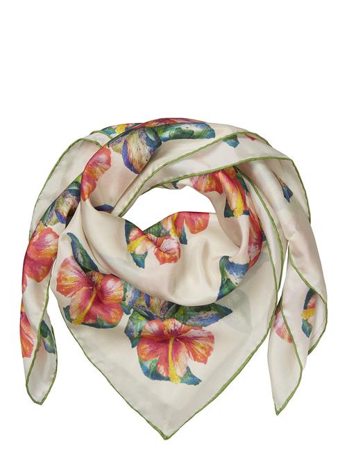 Becksöndergaard Blommor Sia Scarf Becksöndergaard Beige