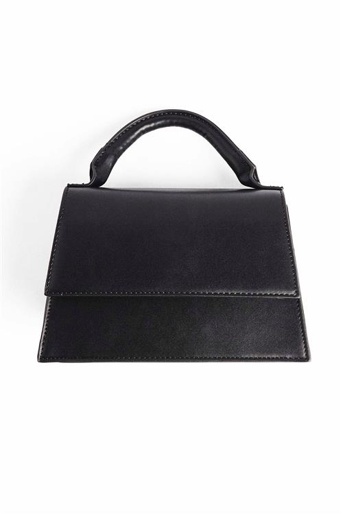 NA-KD Accessories Ruminddelt mellemstor taske - Black