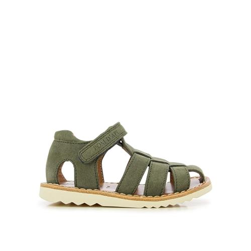 Se Pom Dapi Waff Papy Sandaler Khaki | Grønn | 22 EU ved Babyshop