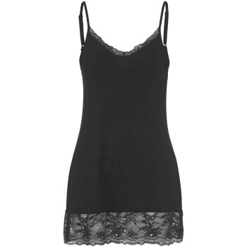 Damella Lace Camisole Sort viskose 40 Dame