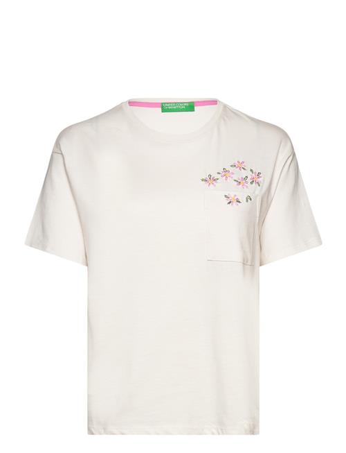 United Colors of Benetton T-Shirt United Colors Of Benetton Cream