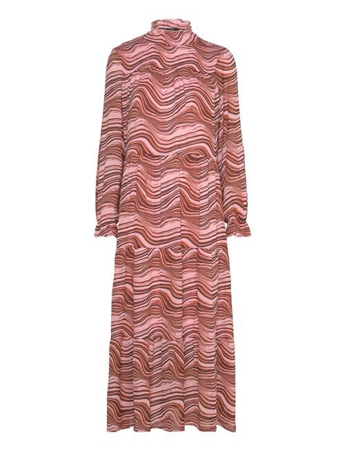 MSCH Copenhagen Mschpanthea Rikkelie Maxi Dress Aop MSCH Copenhagen Pink