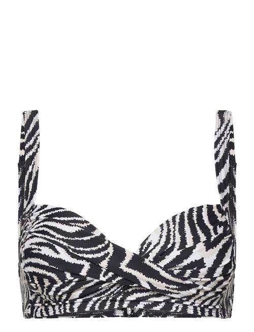 Panos Emporio Zebra Medea Top Panos Emporio Black