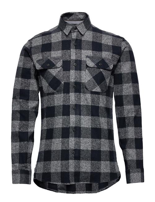 Lindbergh Flannel Checked Shirt L/S Lindbergh Black