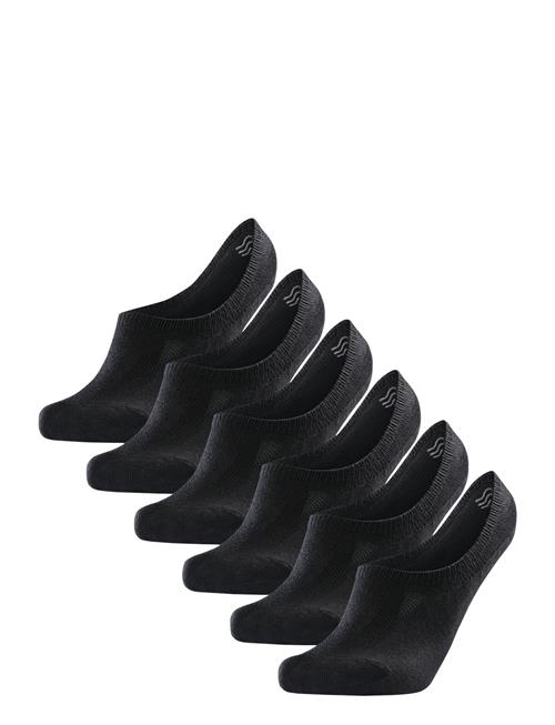 Danish Endurance No-Show Cotton Socks 6-Pack Danish Endurance Black