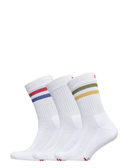 Danish Endurance Tennis Crew Socks 3-Pack Danish Endurance White