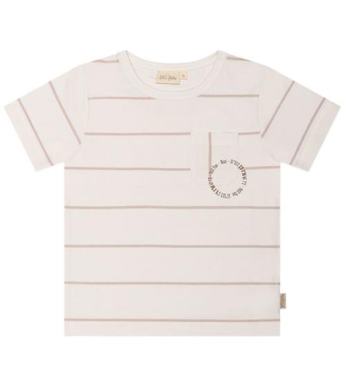 Se Petit Piao Petit Piao T-shirt - Off White ved KidsWorld