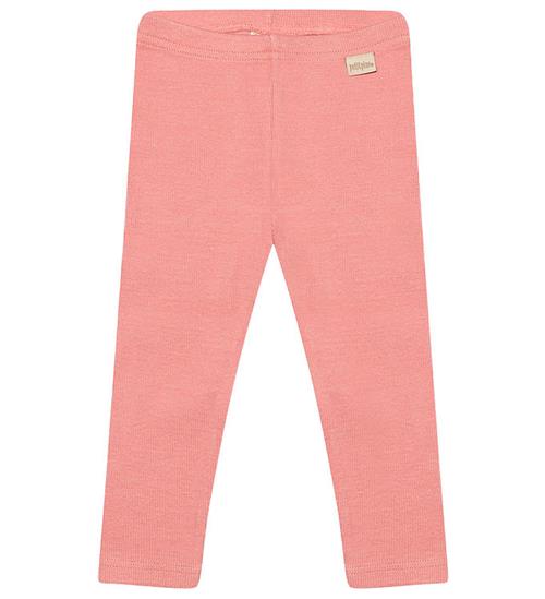 Se Petit Piao Leggings - Rib - Modal - Sea Shell Pink ved KidsWorld