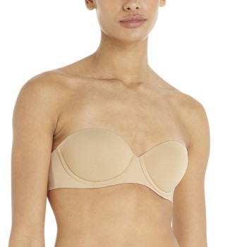 Calvin Klein Bh Strapless Bra Beige A 80 Dame