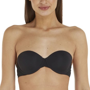 Calvin Klein Bh Strapless Lined Bra Sort A 80 Dame