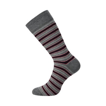 JBS Strømper Patterned Cotton Socks Grå/Rød Str 40/47 Herre