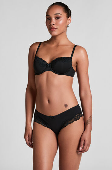 Hunkemöller Trusse Secret Lac Sort