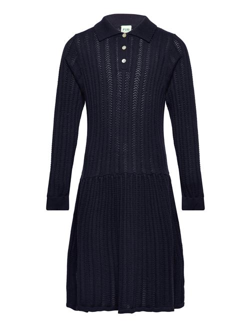 FUB Pointelle Dress FUB Navy