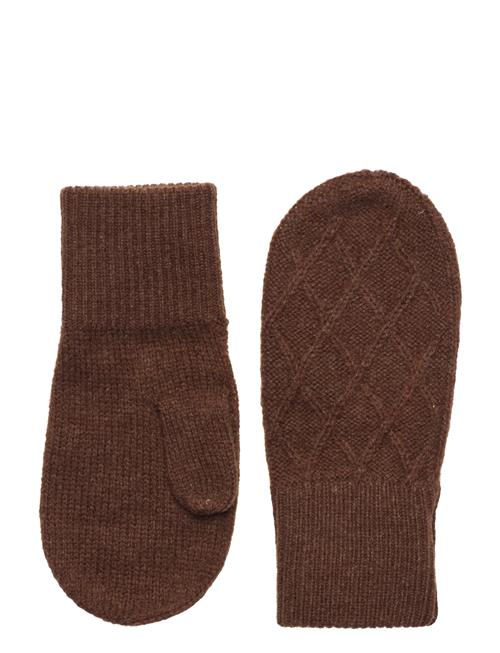 FUB Lambswool Mittens FUB Brown