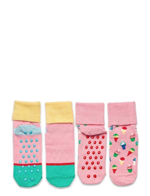 Happy Socks 2-Pack Kids Ice Cream Anti-Slip Socks Happy Socks Patterned