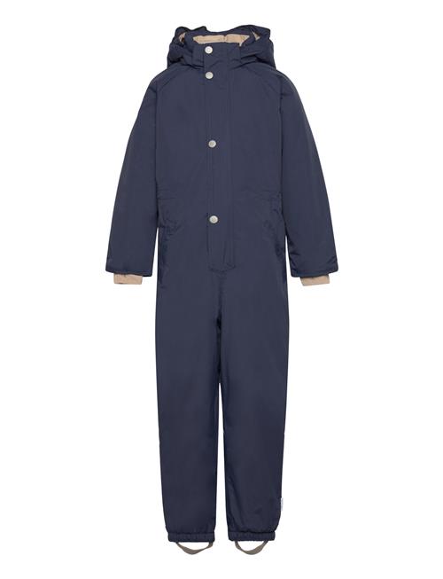 Se Mini A Ture Wanni Fleece Lined Snowsuit. Grs Mini A Ture Navy ved Booztlet