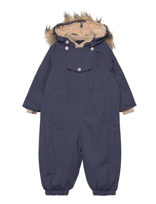 Mini A Ture Wisti Fleece Lined Snowsuit Fake Fur. Grs Mini A Ture Navy