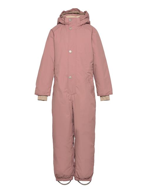 Se Mini A Ture Wanni Fleece Lined Snowsuit. Grs Mini A Ture Pink ved Booztlet