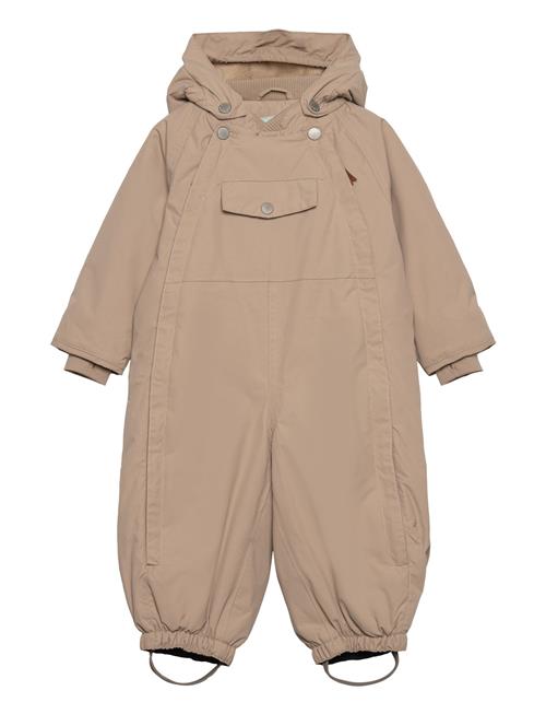 Se Mini A Ture Wisti Fleece Lined Snowsuit. Grs Mini A Ture Beige ved Booztlet