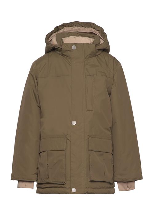 MINI A TURE Kastorio Fleece Lined Winter Jacket. Grs MINI A TURE Green