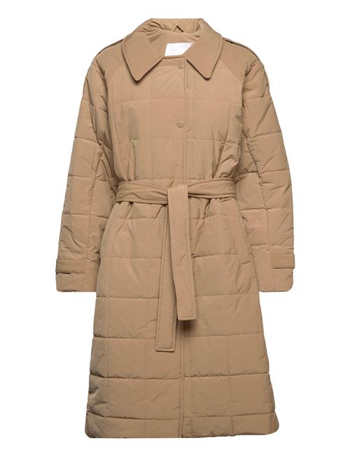 Karen By Simonsen Dorakb Coat Karen By Simonsen Beige