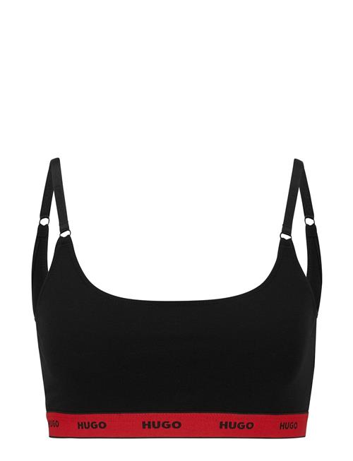 HUGO Twin Bralette Stripe HUGO Black