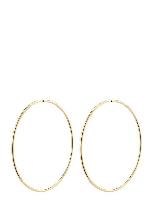 April Recycled Maxi Hoop Earrings Pilgrim Gold