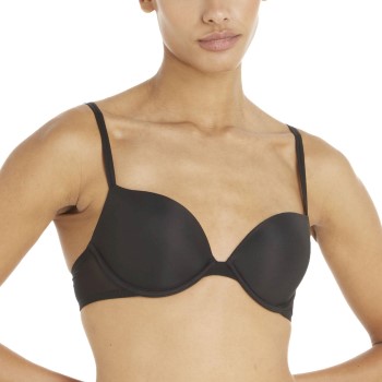 Calvin Klein Bh Sheer Marquisette Push Up Bra Sort A 75 Dame