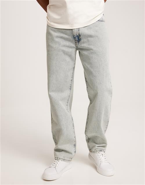 Woodbird WBLeroy Wave Jeans Loose fit jeans Blå