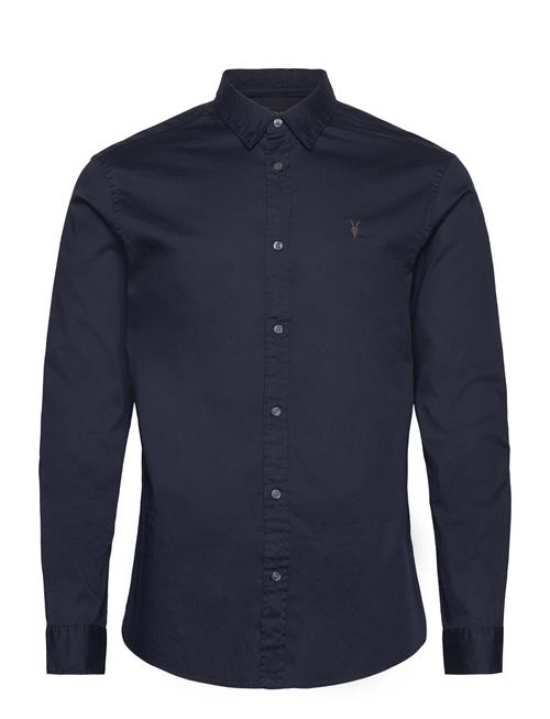 AllSaints Hawthorne Ls Shirt AllSaints Navy