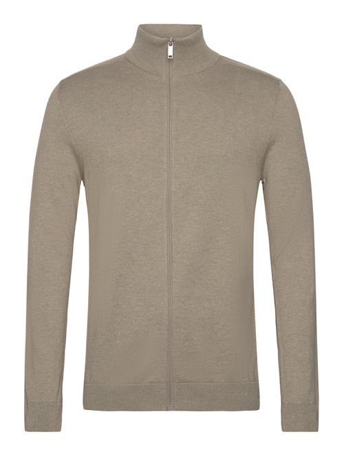 Se Selected Homme Slhberg Full Zip Cardigan Noos Selected Homme Khaki ved Booztlet