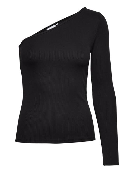 Se Calvin Klein Q-Nova Shoulder Top Calvin Klein Black ved Booztlet