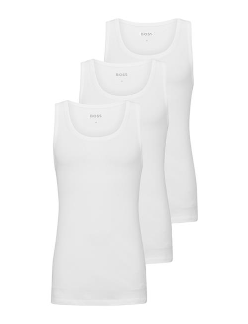 Se BOSS Tank Top 3P Classic BOSS White ved Booztlet