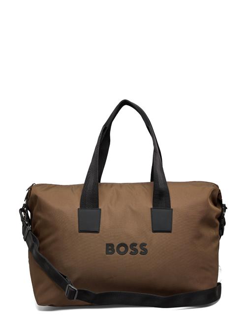 Se BOSS Catch_3.0_Holdall BOSS Brown ved Booztlet