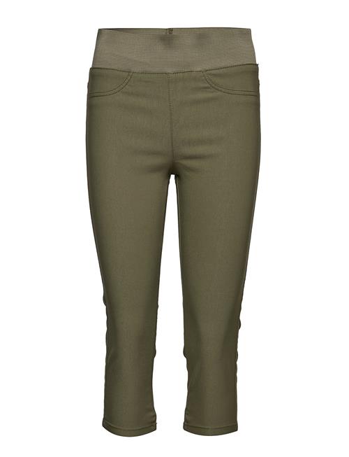Capri Pants From Freequent In A Soft Material. The Pants Have A Simple Silhouett FREE/QUENT Green