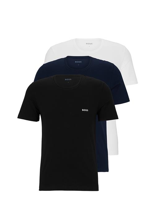 Se BOSS Tshirt Rn 3P Classic BOSS Navy ved Booztlet