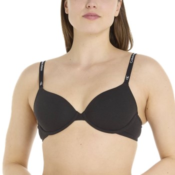 Calvin Klein Bh CK96 T-Shirt Bra Sort bomuld A 80 Dame