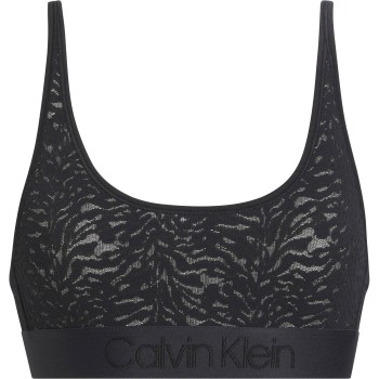 Calvin Klein Bh Intrinsic Lace Bralette Sort Small Dame