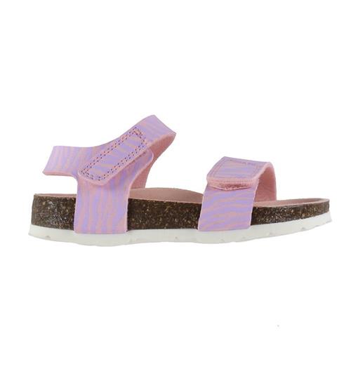 Se Superfit Sandaler - Fussbettpantoff - Rosa/Lilla ved KidsWorld