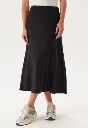 Happy Holly  Soft Midi Skirt Black 52/54