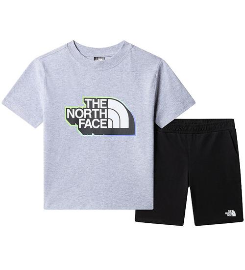 The North Face ShortssÃ¦t - T-shirt/Shorts - Light Grey Heather/S