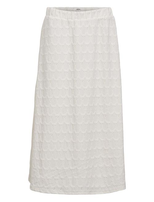 Object Objfeodora Midi Skirt Div Object White