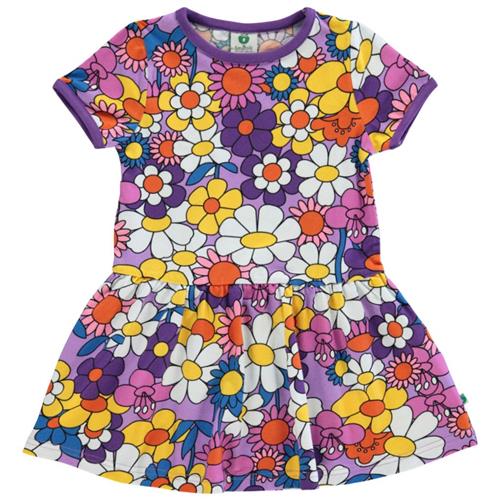 Se Småfolk Blomstret Kjole Viola | Lilla | 7-8 years ved Babyshop