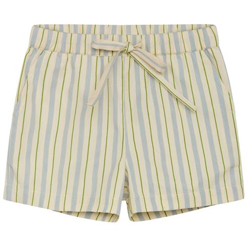 Se Flöss Bobby Shorts Blue/Green Stripe | Blå | 80 cm ved Babyshop