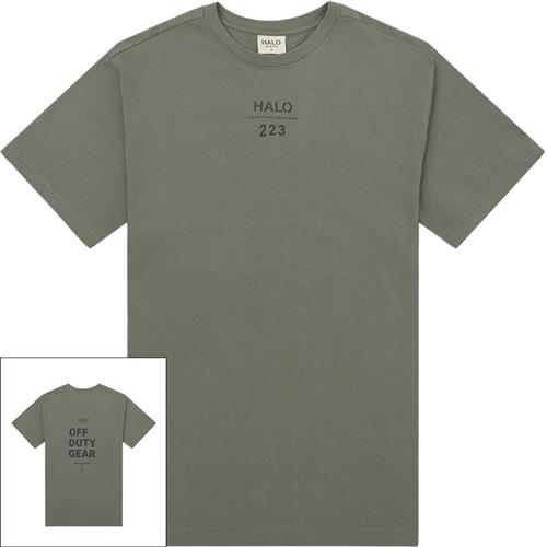 Halo Patch Graphic 610491 T-shirt Agave Green