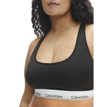 Calvin Klein Bh Modern Cotton Plus Unlined Bralette Sort 4XL Dame